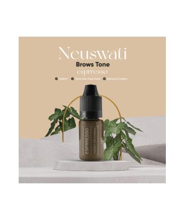 Neuswati Permanent Makeup Pigment Powderblading Espresso (MEDIUM BROWN) 15 ml - Buy Online on GoSupps.com