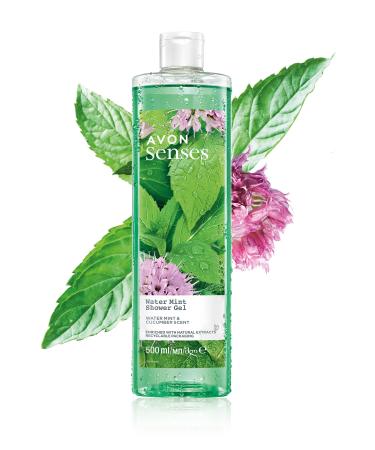 Avon Senses Water Mint Mint And Cucumber Scented Shower Gel 500 Ml. - Buy Online on GoSupps.com