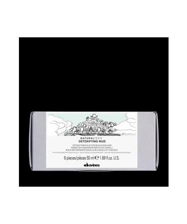 Davines Naturaltech Detoxifying Mud Detoxifying Hair Mask 6x50ml 71288 8004608260417
