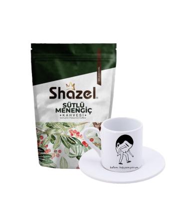 Shazel Milky Menengi Coffee 200 Gr. + I Can't Move My Head Turkish Coffee Cup