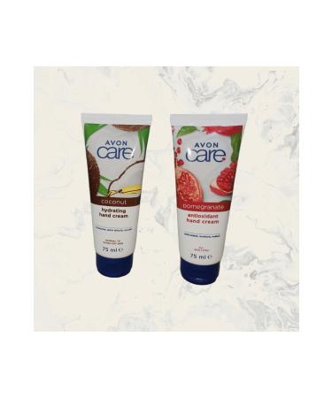 Avon Care Hand Cream Double Set 75 Ml Coconut - Pomegranate