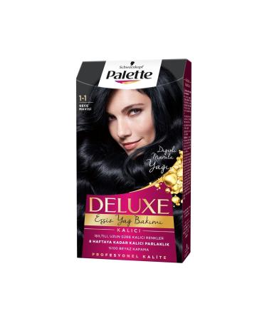 Palette Deluxe Hair Dye 1-1 Midnight Blue