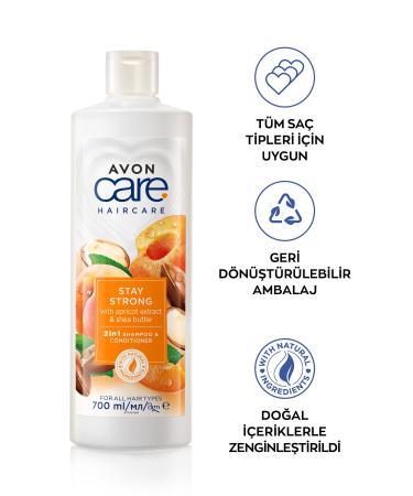 Avon Care Apricot and Shea Extract Shampoo and Conditioner 700 Ml. - Buy Online on GoSupps.com