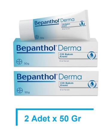 Bepanthol Repair Care Ointment 50 gr 2 Pack _ Daily Intensive Moisturizing Ointment for Very Dry Skin