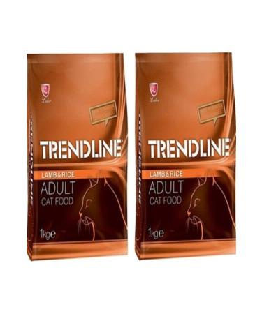 Trendline Lamb and Rice Adult Cat Food 1 Kg X 2 Pieces