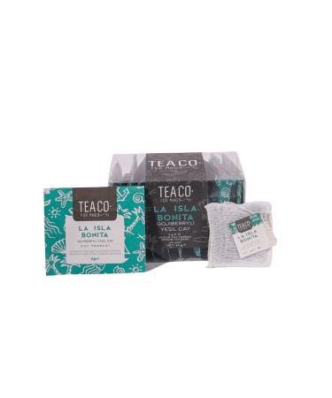 TEA CO La Isla Bon ta - Gojiberry Green Tea Muslin Tea Bag