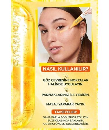 Garnier Vitamin C Skin Tone Equalizing and Brightening Eye Cream 15 / Ml - Buy Online on GoSupps.com