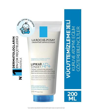 La Roche Posay Lipikar Syndet Ap+ Body Cleansing Gel For Very Dry And Sensitive Skin 200 Ml