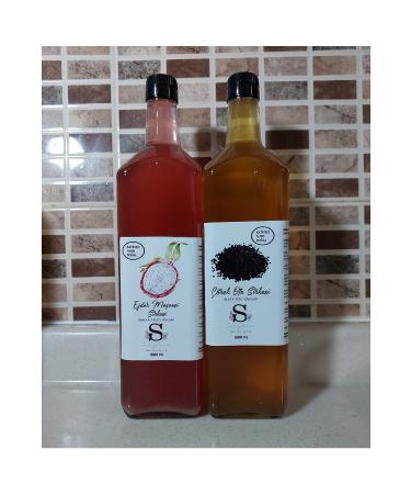 Suheylaana Natural Dragon Fruit and Black Cumin Vinegar 1000 Ml