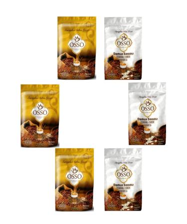 Osso Ottoman Coffee 200 gr x 3 pieces + Mastic Coffee 200 gr x 3 pieces