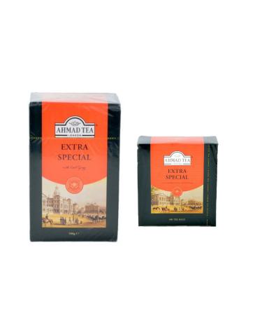Ahmad Tea Extra Special Earl Grey 500 Gr Loose Tea And 100 Cups Shake