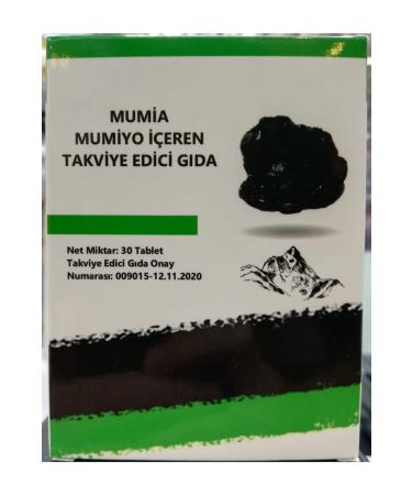 MUMIA SUPPLEMENTARY FOOD CONTAINING MUMIO Mumiyo Mumia 30 Tablets X3 Pack - Buy Online on GoSupps.com