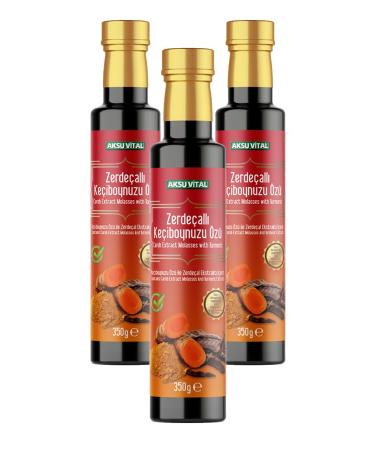 Aksu Vital 3 Boxes Carob Extract with Turmeric 350 Gr.x3 Carob Extract