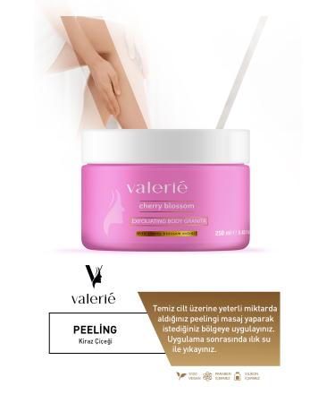 Valerie Nourishing Purifying and Moisturizing Body Japanese Cherry Blossom and Mango Peeling 2 Pack - Buy Online on GoSupps.com