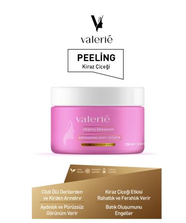 Valerie Nourishing Purifying and Moisturizing Body Japanese Cherry Blossom and Mango Peeling 2 Pack - Buy Online on GoSupps.com