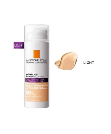 La Roche Posay Anthelios Pigment Correct Spf 50+ Anti-Spot Skin Tone Equalizing Sunscreen Cream 50ml - Light - Buy Online on GoSupps.com