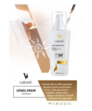 Valerie Anti-Spot High Protection Spf50+ Face and Body Summer and Winter Sun Cream 125 ml 2 Pack Opportunity - Buy Online on GoSupps.com