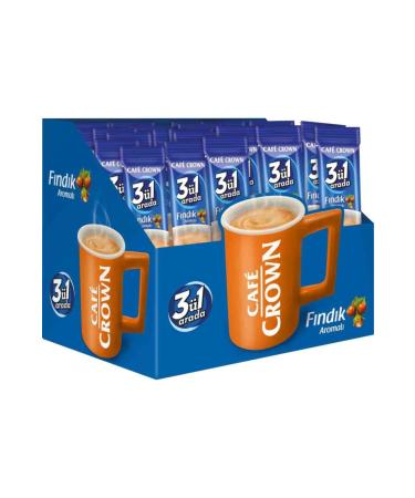 Cafe Crown Hazelnut 3 in 1 Coffee 40 Pieces