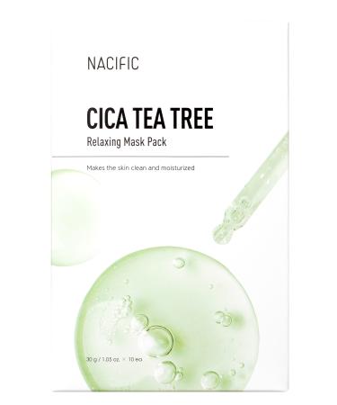 Nacific Cica Tea Tree Relaxing Mask - Calming Skin Mask