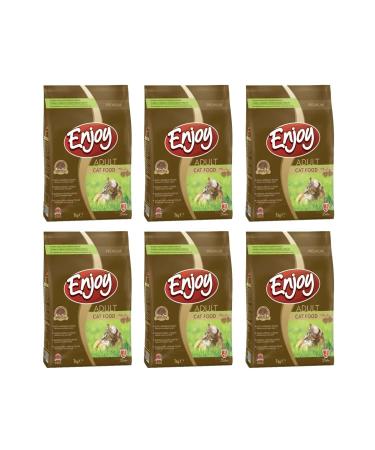 Enjoy Adult Cat Food Chicken 1 Kg X 6 Packs