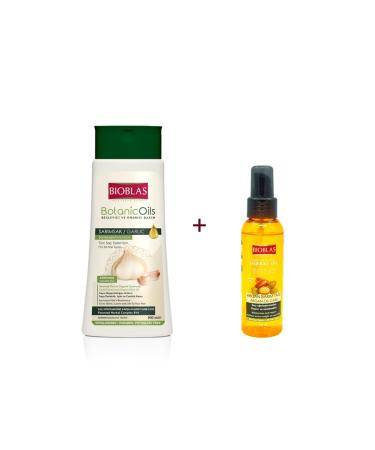 Bioblas Serum Argan Care Oil 100 ml + Garlic Shampoo 300 ml