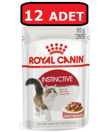 Royal Canin Instinctive Gravy Adult 85 gr X 12 Pieces Wet Cat Food Punch