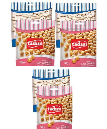 Tad m Unsalted Pumpkin Seeds 80 Gr X 3 Pieces Yellow Chickpeas Salted 90 Gr X 3 Pieces