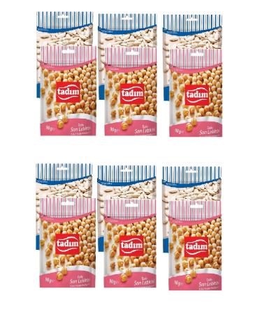 Tad m Unsalted Pumpkin Seeds 80 Gr X 6 Pieces Yellow Chickpeas Salted 90 Gr X 6 Pieces