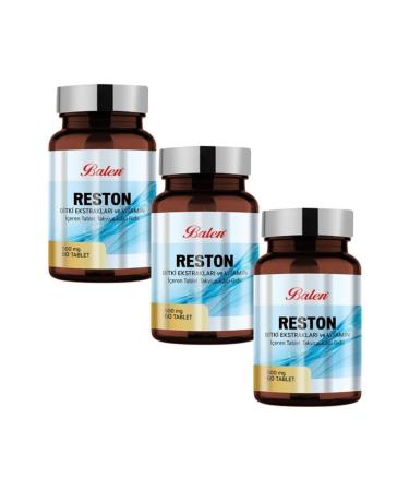 Balen Reston Plant Extract and Vitamin Containing Tablet 500mg*60 3 Pieces