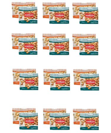 Tad m Roasted Hazelnut Kernels 90 gr X 12 pieces Processed Cashew Nuts 75 gr X 12 pieces