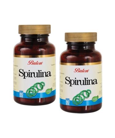 Balen Spirulina Algae Blue-Green Algae Capsule 375mg 2 Pieces