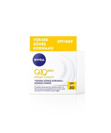 NIVEA Q10 Plus Anti-Wrinkle High Protection Day Cream Spf 30 50 Ml