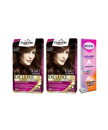 Palette Deluxe Set Hair Dye 5-68 Chestnut 2 Pieces