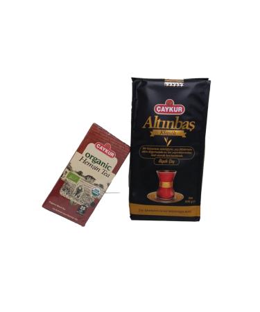 aykur Alt nba Loose Tea 500 Gr and Organic Hem in Black Tea Filter Bag 50 Gr - 2 Pcs Advantage Package