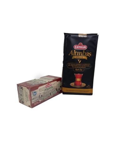  aykur Alt nba Loose Tea 500 Gr and Organic Hem in Black Tea Filter Bag 50 Gr - 2 Pcs Advantage Package - Buy Online on GoSupps.com