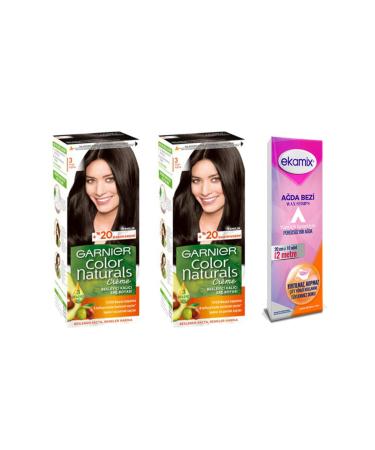 Garnier Dark Brown Color Naturals Set Paint 3 2 Pieces