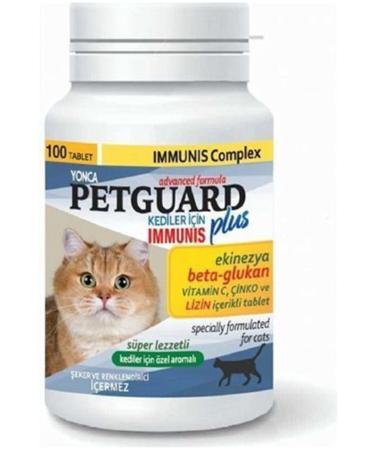 Echinacea Beta-glucan and Zinc Immunis Tablets for Cats 100 Pieces