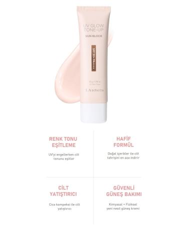 LA BONITA Labonita Tone Up Sun Cream - Skin Tone Equalizing and Brightening Sun Cream 50g - Buy Online on GoSupps.com