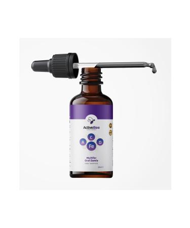 ActiveBee Supplements Multifer Oral Drops / Iron Drops & Vitamin A & Vitamin C & Vitamin D / 400 Drops - Buy Online on GoSupps.com
