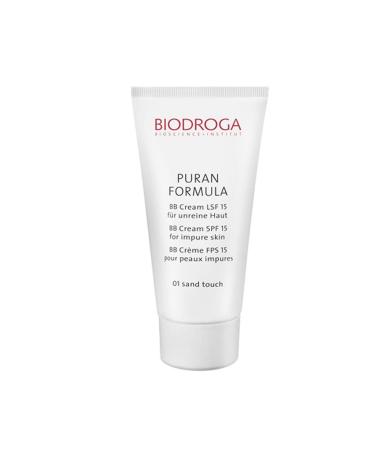 Biodroga BB Cream 01 Sand 40 Ml with 15 Protection Factor for Problematic Skin