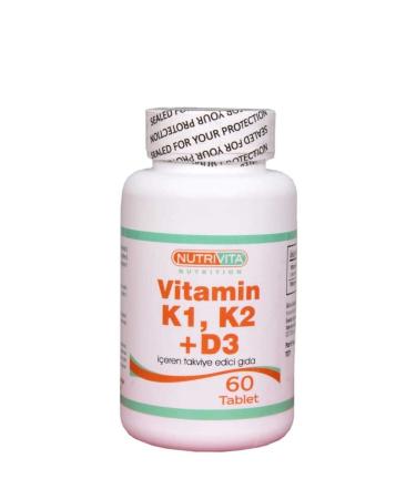 Nutrivita Nutrition K1 k2 D3 60 Tablets
