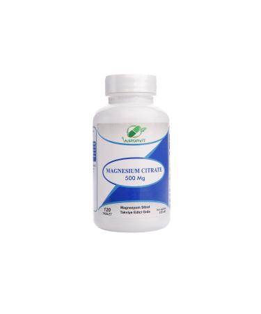 Yurdavit Magnesium Citrate 500 mg 120 Tablets
