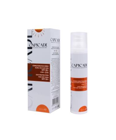 Capicade Spf 50+ Sunscreen Cream Atopic & Dry Skin 100ml - Buy Online on GoSupps.com