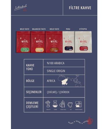 The Whirl Filter Brunette 431 f Ground Coffee 250 gr - Buy Online on GoSupps.com