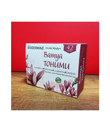 Biodermine Okra Seed Form Tea X 3 Boxes 126 Days Use - Buy Online on GoSupps.com