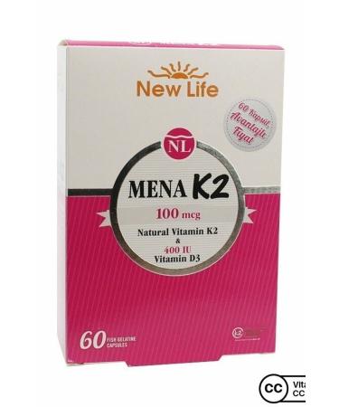New Life Mena K2 60 Capsules