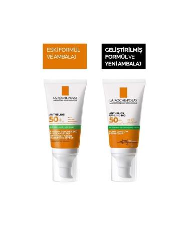La Roche Posay Anthelios Spf 50 Dry Touch Face Sunscreen Colorless Anti-Shine for Oily Skin 50 ml - Buy Online on GoSupps.com
