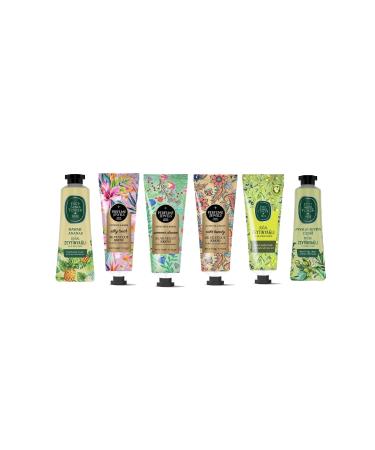 Ey p Sabri Tuncer Est Hand and Body Cream 50 ml Set of 6 (Pineapple Olive Oil Olive Blossom Summer Silky Wild)