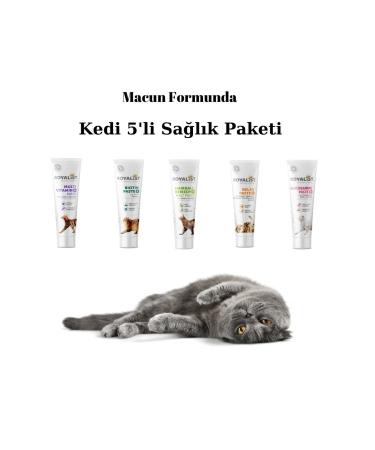 Royalist Cat Health Package Set of 5 in Paste Form - Multivitamin Biotin Malt Relax Glucosamine