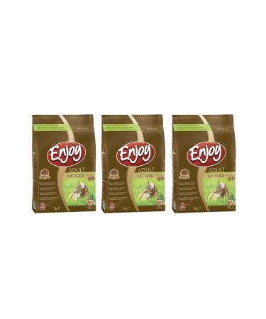 Enjoy Adult Cat Food Chicken 1 Kg X 3 Packs